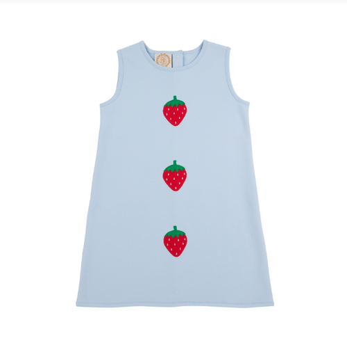 Annie Apron Dress - Knit - Buckhead Blue
