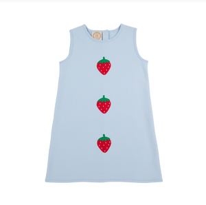 Annie Apron Dress - Knit - Buckhead Blue