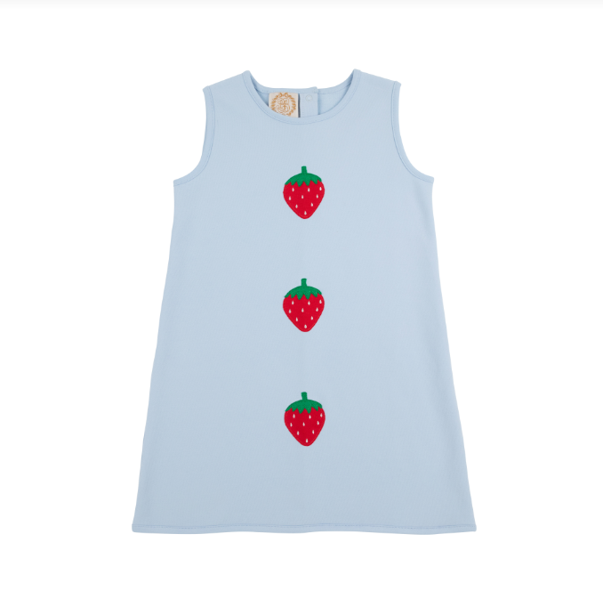 Annie Apron Dress - Knit - Buckhead Blue