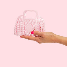 Load image into Gallery viewer, Retro Basket Jelly Bag - Mini Pink