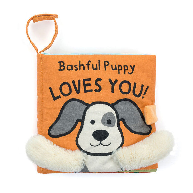 Bashful Puppy Loves You Book Jellycat