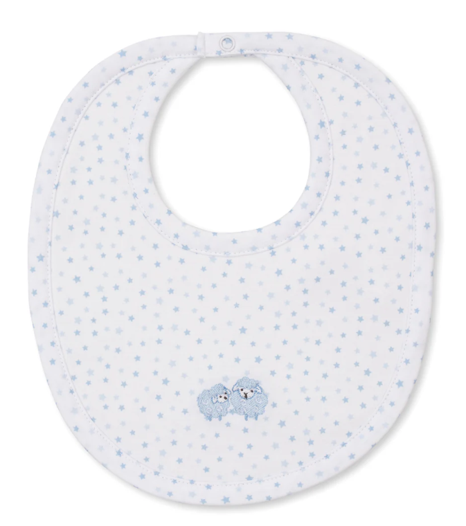 Baa Baa Baby Sheep Bib Comp - Light Blue