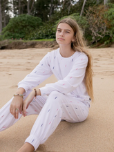 Load image into Gallery viewer, Bright Bolts Hacci Pullover - Dusty White