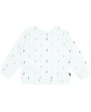 Load image into Gallery viewer, Bright Bolts Hacci Pullover - Dusty White