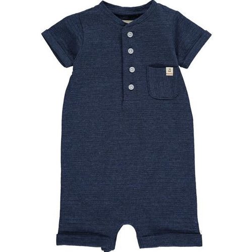 Camborne Nay Ribbed Henley Romper