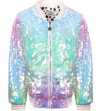 Load image into Gallery viewer, Icy Ombre Sequin Jacket