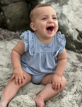 Load image into Gallery viewer, Jenn Dress - Blue Stripe
