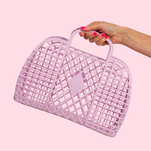 Retro Basket Jelly Bag - Lilac