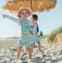 Load image into Gallery viewer, Lemon Drops LS Sunsuit