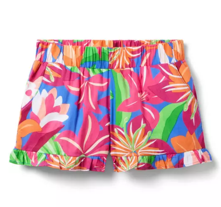 Multi Ruffle Short