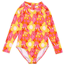 Load image into Gallery viewer, Pop of Sunshine LS Surf Suit