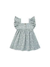 Load image into Gallery viewer, Mariposa Dress- Blue Daisy