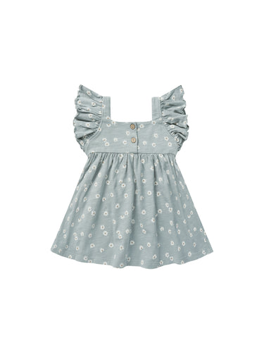 Mariposa Dress- Blue Daisy