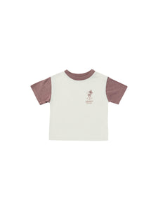 Contrast Short Sleeve Tee - Mahalo