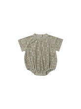 Load image into Gallery viewer, Relaxed Bubble Romper - Palm Check