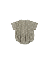 Load image into Gallery viewer, Relaxed Bubble Romper - Palm Check