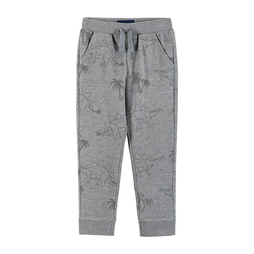 Dino Print Jogger - Grey Dino