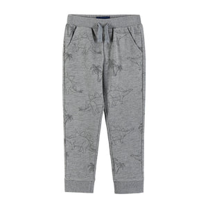 Dino Print Jogger - Grey Dino