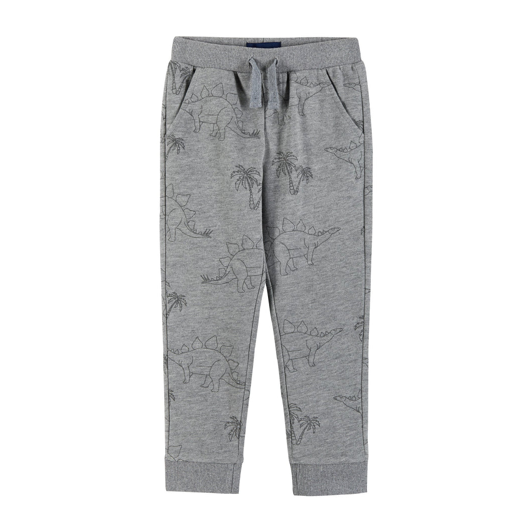Dino Print Jogger - Grey Dino
