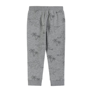 Dino Print Jogger - Grey Dino