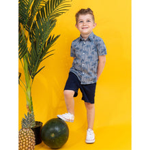 Load image into Gallery viewer, Knit Buttondown Set - Blue Tie Dye