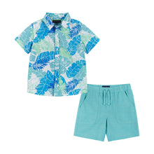 Load image into Gallery viewer, Buttondown Set - Palm Leaves