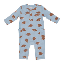 Load image into Gallery viewer, Football Romper Blue