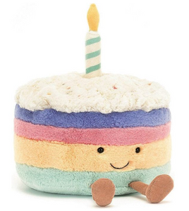 Amuseable Rainbow Birthday Cake Jellycat
