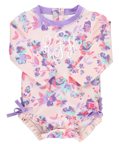 Princess Meadow Long Sleeve One Piece Rash Guard