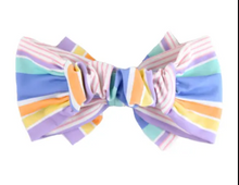 Load image into Gallery viewer, Rainbow Lane Stripe Swim Bow Headband