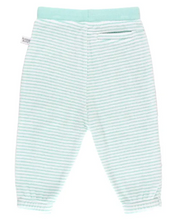 Load image into Gallery viewer, Vintage Aqua Stripe Terry Knit Jogger