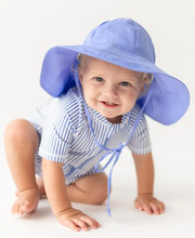 Load image into Gallery viewer, Kids Periwinkle Blue Sun Protective Hat