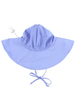 Load image into Gallery viewer, Kids Periwinkle Blue Sun Protective Hat