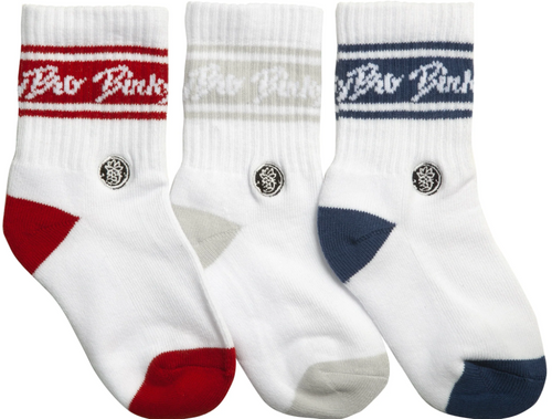 3-Pack Red/White/Blue Socks