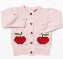 Load image into Gallery viewer, Girls Pocket Sweater - Apple
