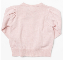 Load image into Gallery viewer, Girls Pocket Sweater - Apple