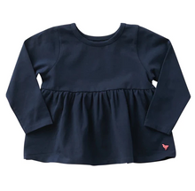 Load image into Gallery viewer, Girls Organic Bette Top - Navy