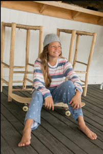 Forever Hacci Lounge Pant - Navy