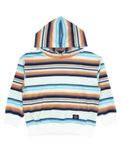 Load image into Gallery viewer, Beach Break Hooded Sweatshirt - Sunset Stripe