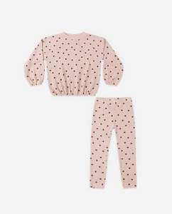Spongey Knit Set - Polka Dot