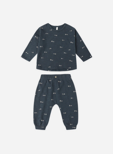 Long Sleeve Tee + Pant Set - Star