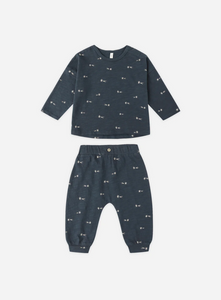 Long Sleeve Tee + Pant Set - Star