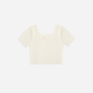 Scallop Tee - Natural