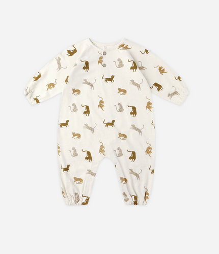 Henley Jumpsuit - Tigers