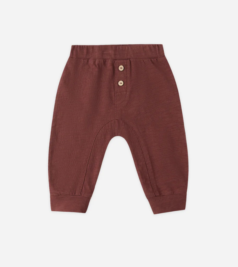 Baby Cru Pant - Burgundy