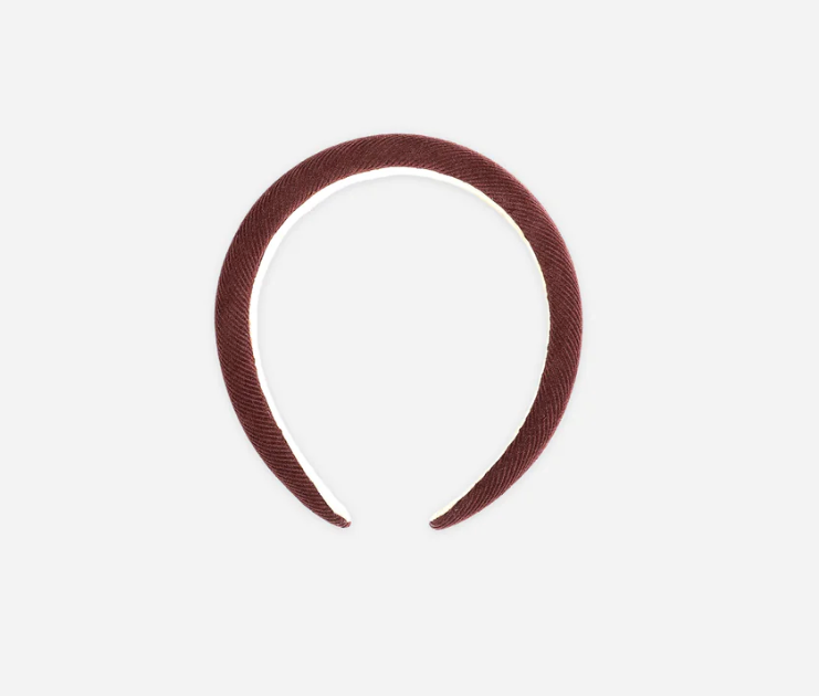 Padded Headband - Burgundy