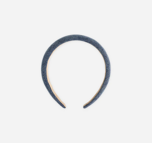Padded Headband - Indigo Denim