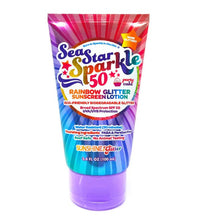 Load image into Gallery viewer, Sea Star Sparkle Bio SPF 50 Rainbow Party Cake - 3.4 oz tube