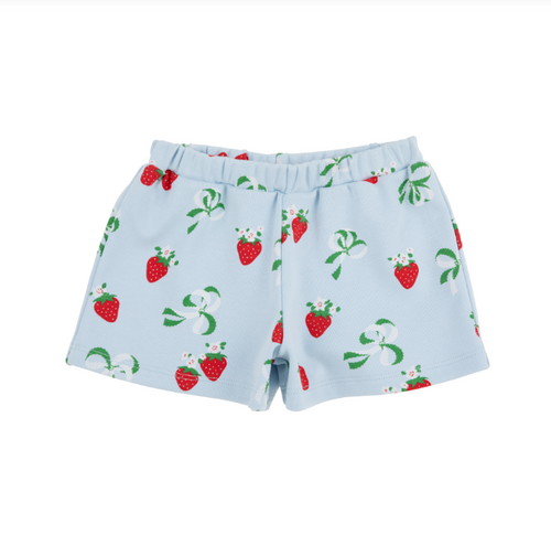 Shipley Shorts - Bow and Berry (Blue)