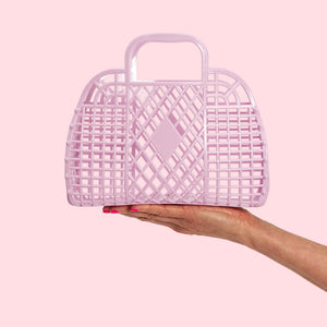 Retro Basket Jelly Bag - Lilac